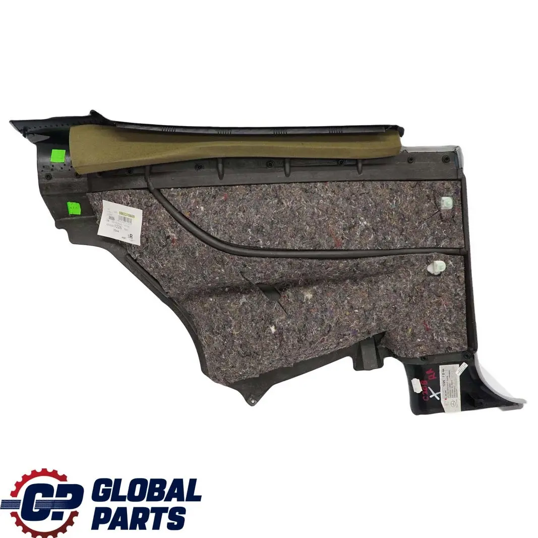 Mercedes-Benz CLK-Class W208 Rear Right O/S Lateral Trim Panel Grey Leather to with Part number A2086901226 Mercedes-Benz CLK-Class W208 Rear Right O/S Lateral Trim Panel Grey Leather - SKU A2086901226 - Part number A2086901226