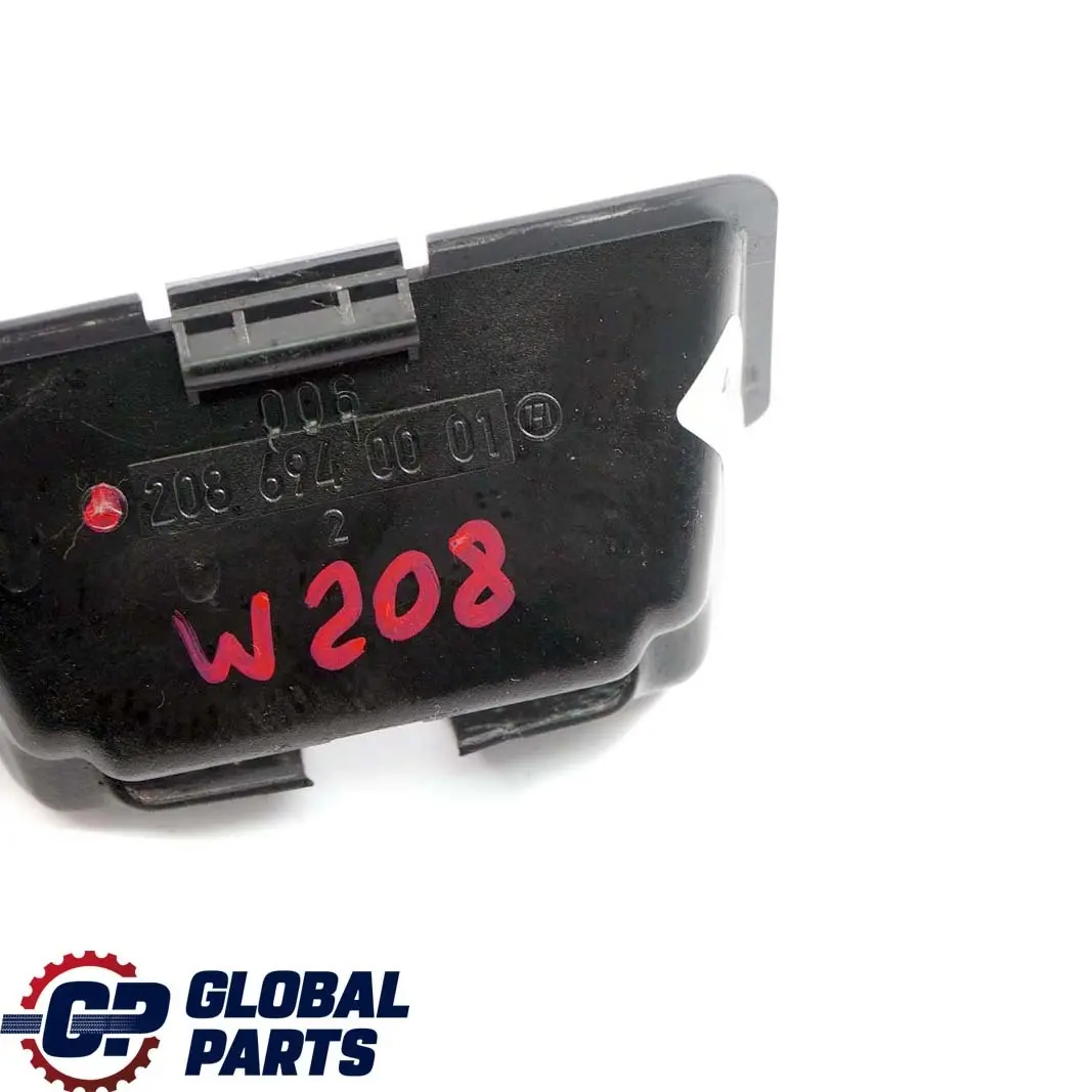 Mercedes-Benz C208 W208 Rear Tailgate Trunk Catch Cover Insert Lock to with Part number A2086940001 Mercedes-Benz C208 W208 Rear Tailgate Trunk Catch Cover Insert Lock - SKU A2086940001 - Part number A2086940001