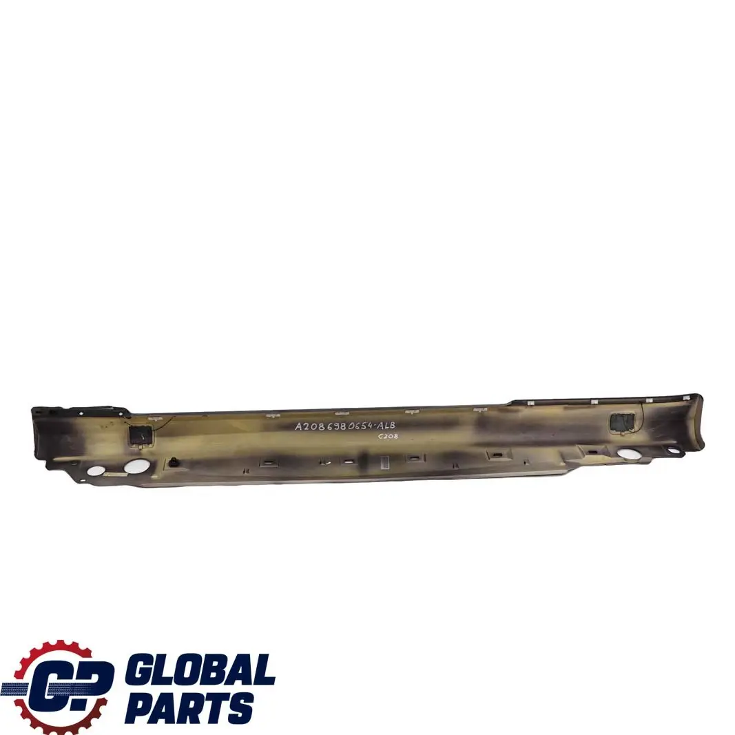  Mercedes-Benz CLK W208 Schwellerleiste Blende Rechts Almandinschwarz - 182 - SKU A2086980654-ALB - Teilenummer A2086980654
