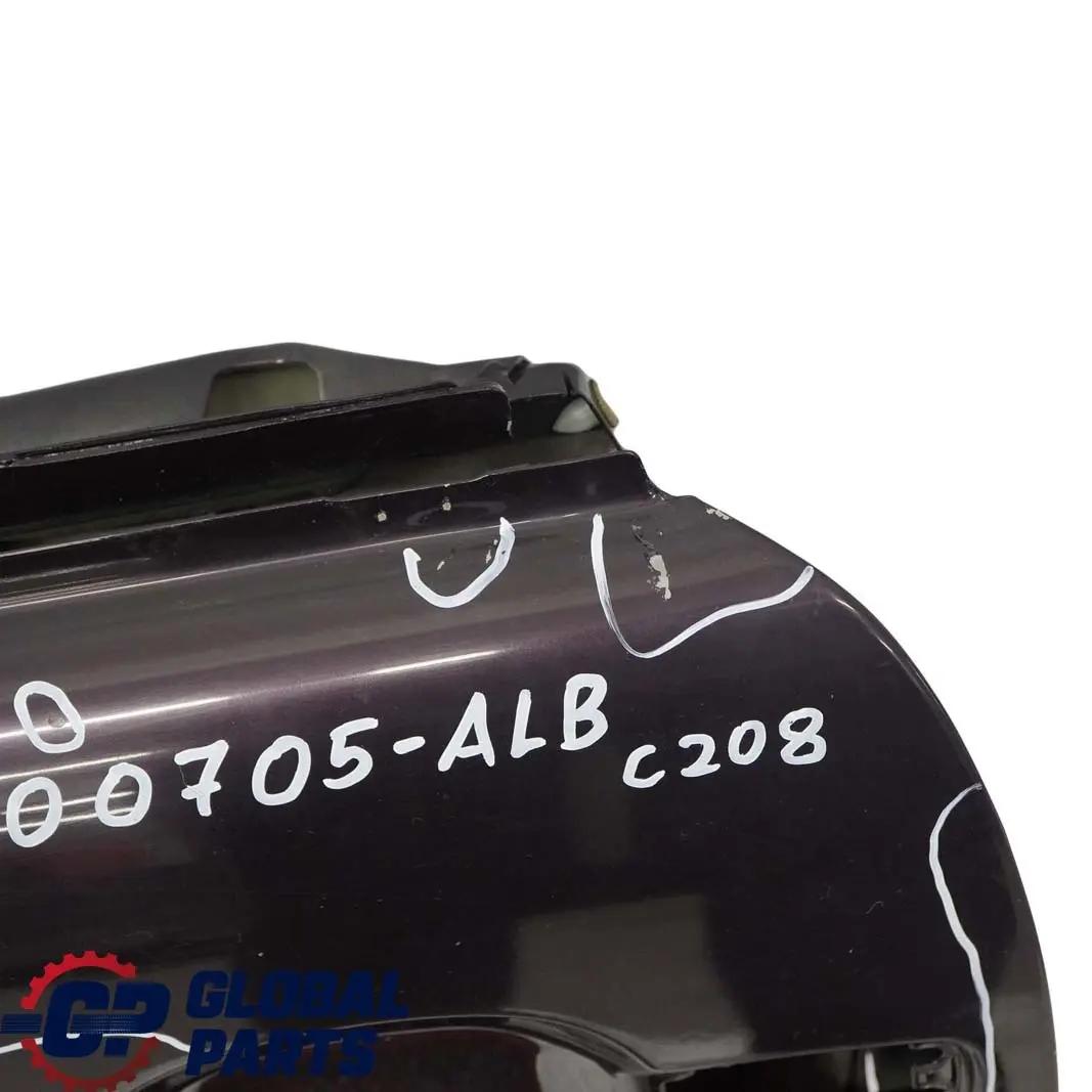 MERCEDES CLK W208 drzwi lewy przód Almandine Black - SKU A2087200705-ALB - Numer Części A2087200705