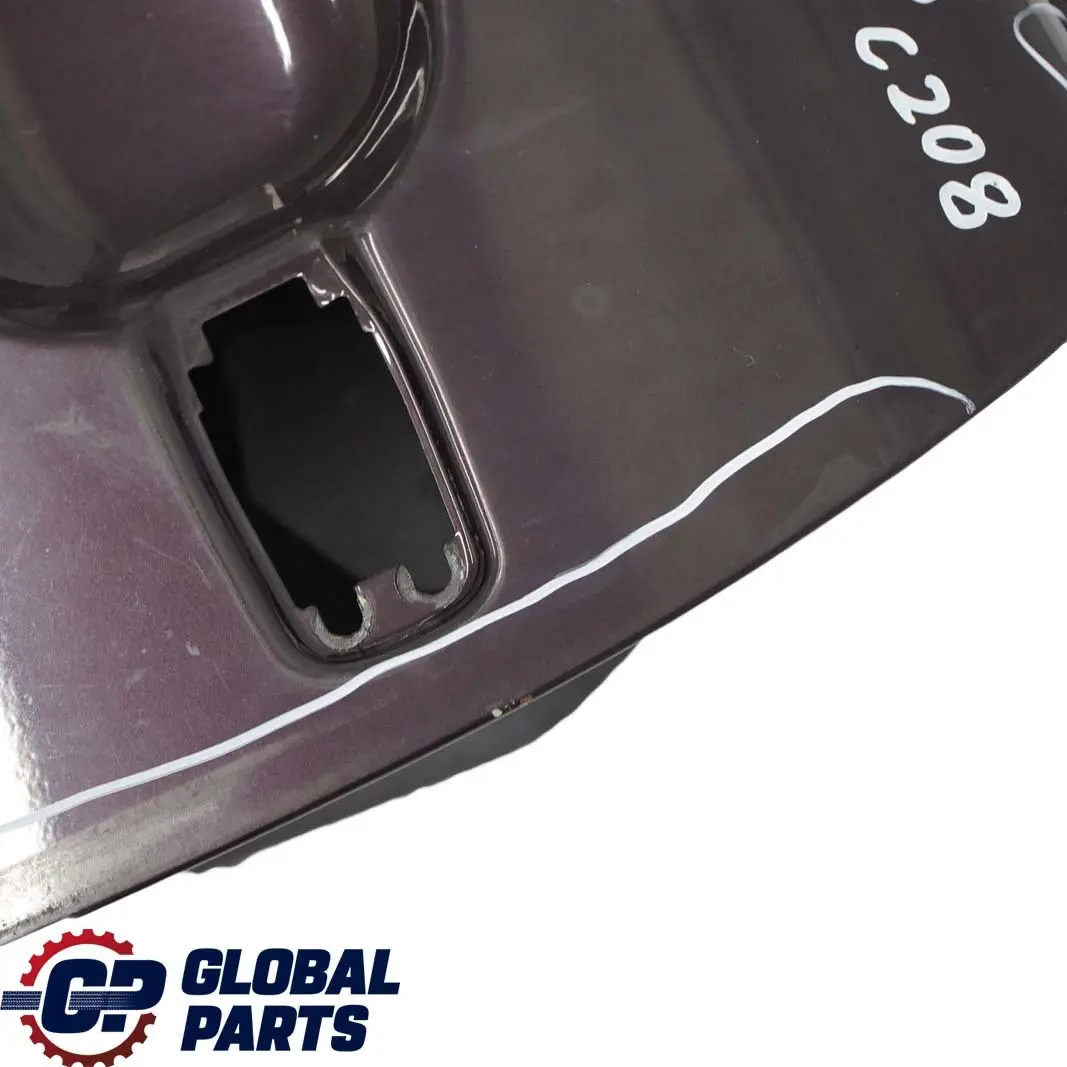  Mercedes-Benz CLK W208 Door Front Left N/S Almandine Black Metallic - 182 - SKU A2087200705-ALB - Part number A2087200705