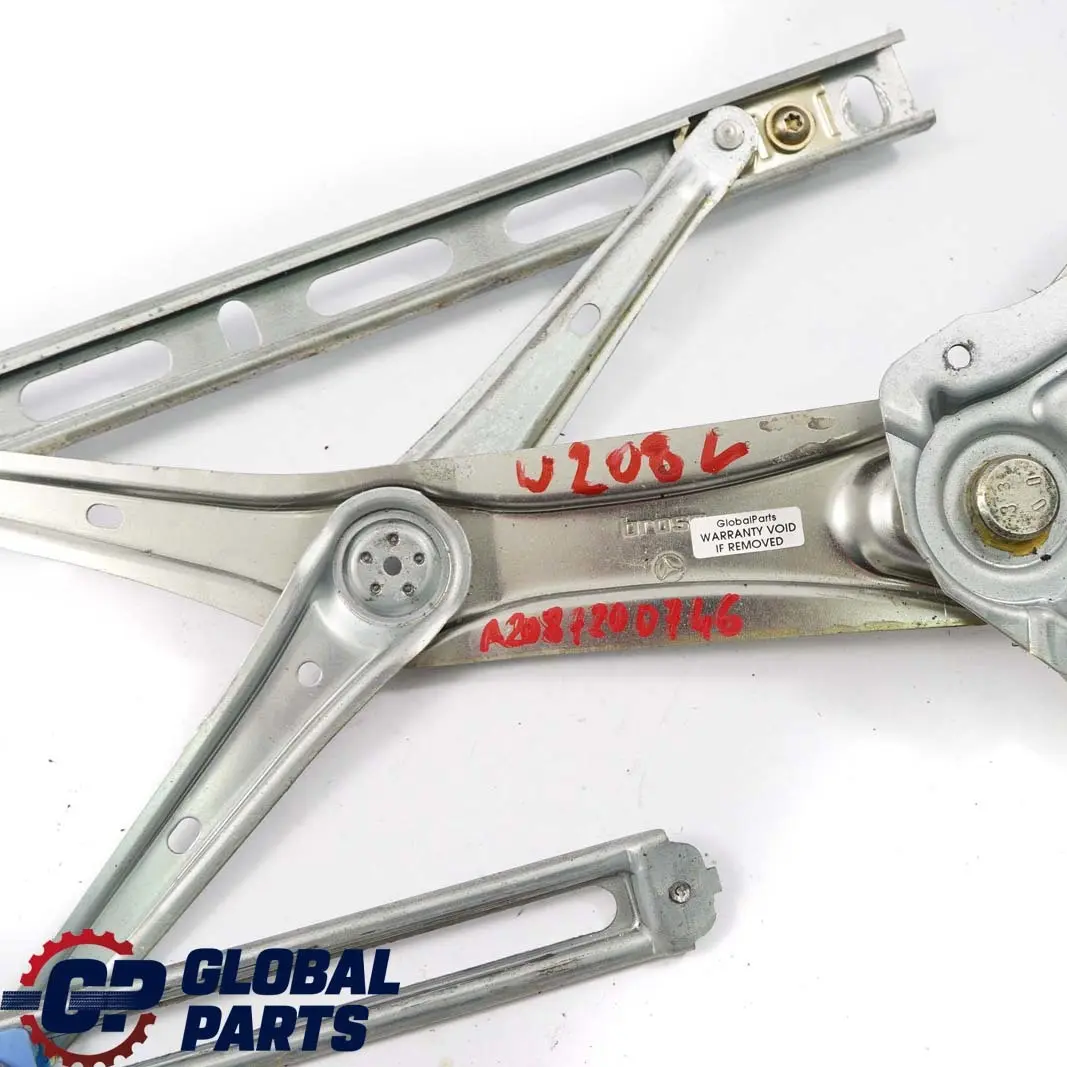  Mercedes-Benz CLK-Class W208 Front Left N/S Door Window Regulator Lifter - SKU A2087200746 - Part number A2087200746