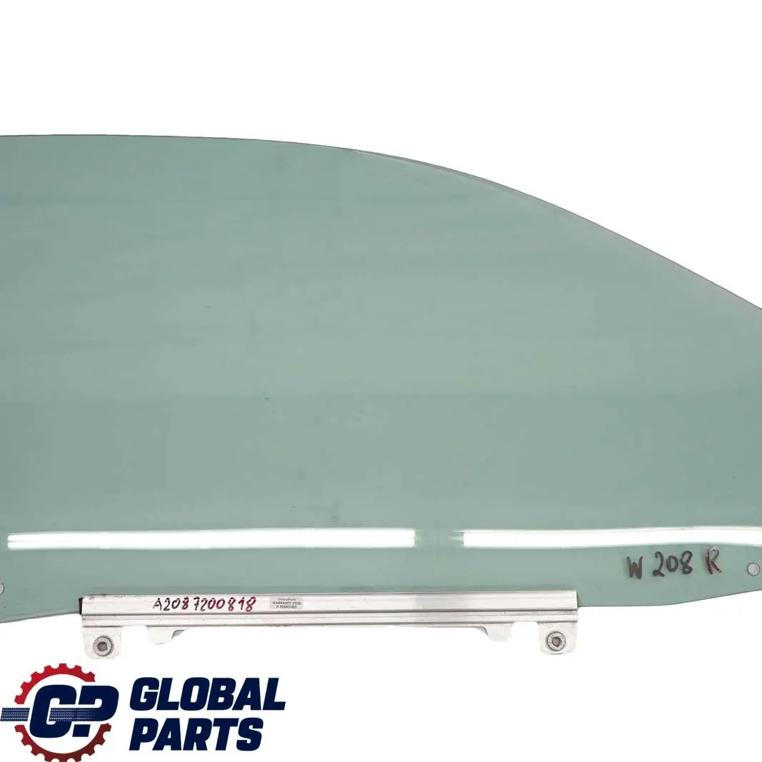  Mercedes-Benz CLK W208 Front Right O/S Window Glass Green AS2 - SKU A2087200818 - Part number A2087200818