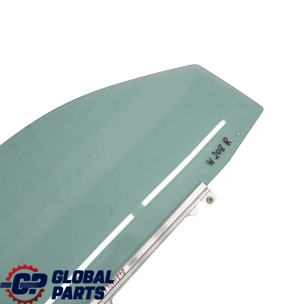 Mercedes-Benz CLK W208 Front Right O/S Window Glass Green AS2 to with Part number A2087200818 Mercedes-Benz CLK W208 Front Right O/S Window Glass Green AS2 - SKU A2087200818 - Part number A2087200818