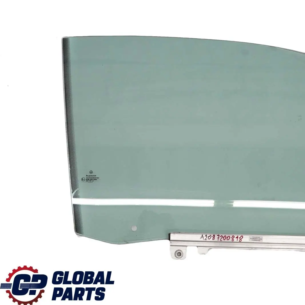  Mercedes-Benz CLK W208 Front Right O/S Window Glass Green AS2 - SKU A2087200818 - Part number A2087200818
