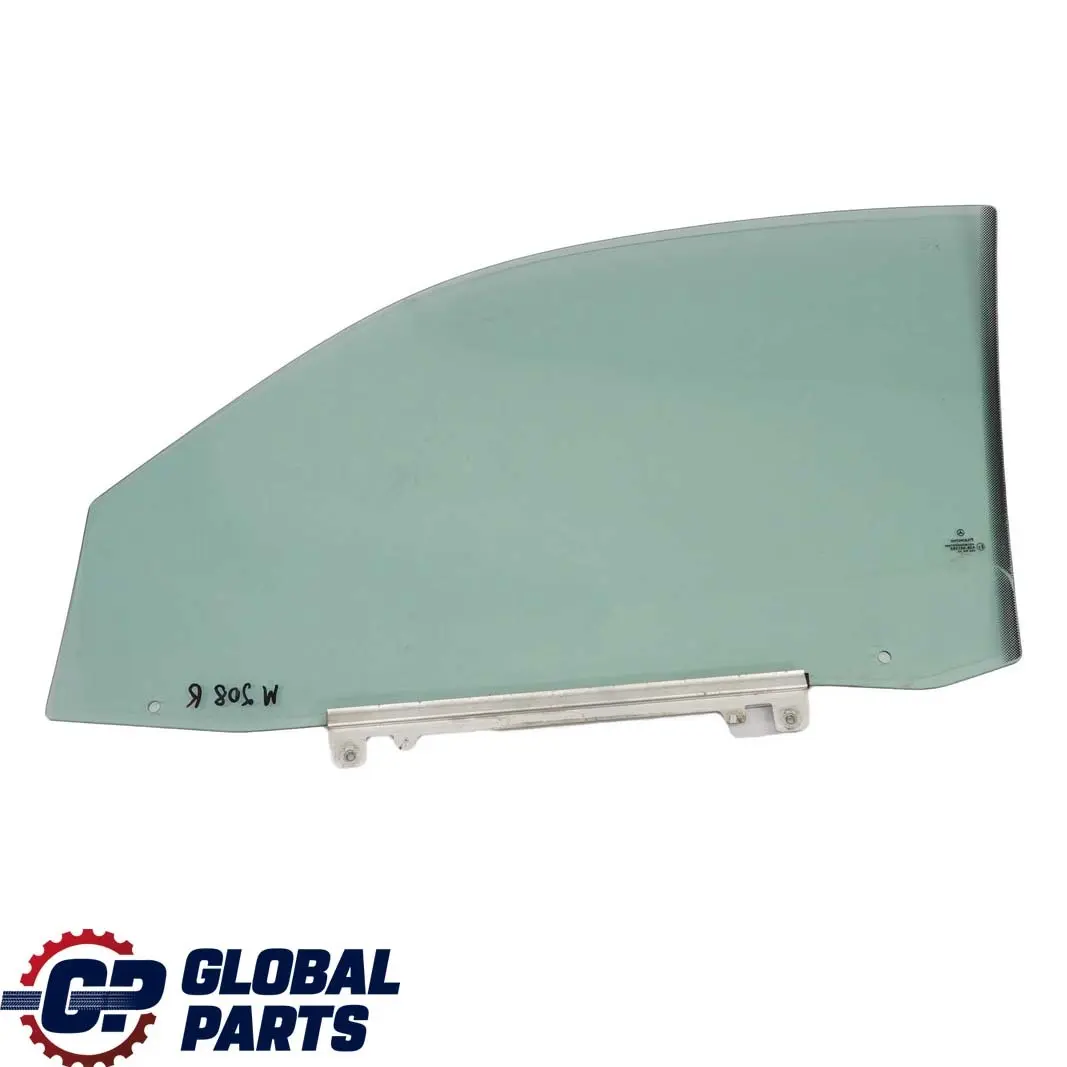 Mercedes-Benz CLK W208 Front Right O/S Window Glass Green AS2 to with Part number A2087200818 Mercedes-Benz CLK W208 Front Right O/S Window Glass Green AS2 - SKU A2087200818 - Part number A2087200818