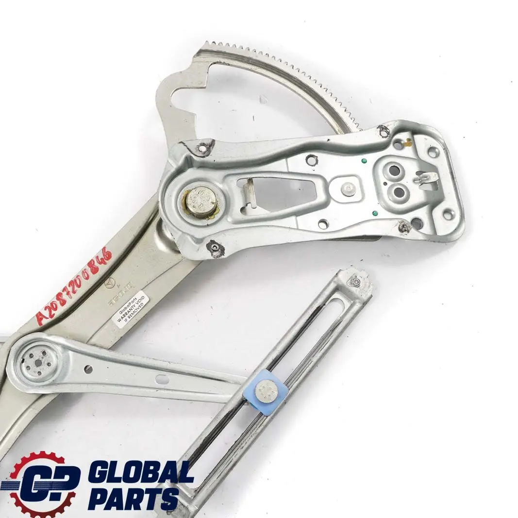 Mercedes-Benz CLK-Class W208 Front Right O/S Door Window Regulator Lifter to with Part number A2087200846 Mercedes-Benz CLK-Class W208 Front Right O/S Door Window Regulator Lifter - SKU A2087200846 - Part number A2087200846