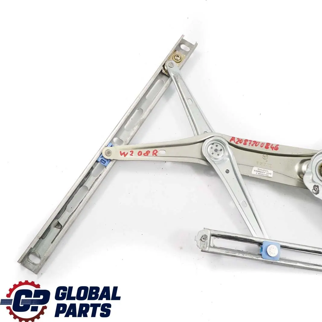  Mercedes-Benz CLK-Class W208 Front Right O/S Door Window Regulator Lifter - SKU A2087200846 - Part number A2087200846