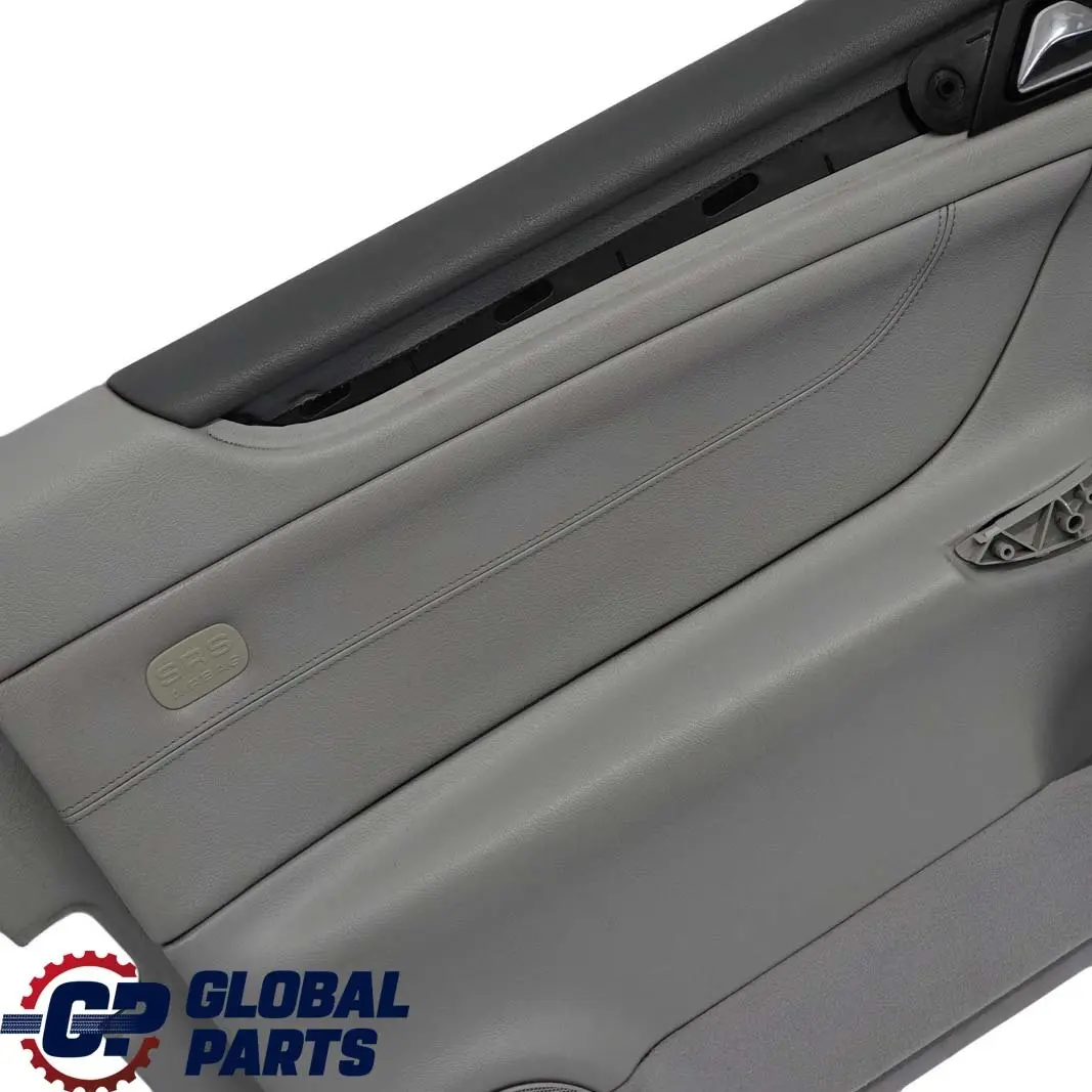  Mercedes-Benz CLK-Class W208 Front Left N/S Door Card Trim Panel Black Leather - SKU A2087205762 - Part number A2087205762