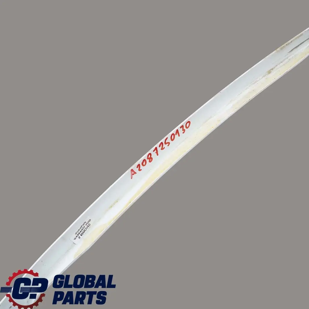 Mercedes-Benz CLK W208 Front Left Door N/S Window Guide Rail Strip to  with Part number A2087250130  Mercedes-Benz CLK W208 Front Left Door N/S Window Guide Rail Strip - SKU A2087250130 - Part number A2087250130