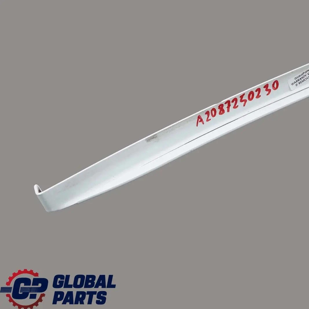 Mercedes-Benz CLK W208 Front Right Door O/S Window Guide Rail Strip to with Part number A2087250230 Mercedes-Benz CLK W208 Front Right Door O/S Window Guide Rail Strip - SKU A2087250230 - Part number A2087250230