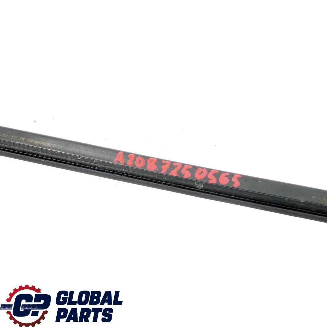 Mercedes-Benz CLK-Class W208 Front Left Right Door Window Frame Inside Strip to with Part number A2087250565 Mercedes-Benz CLK-Class W208 Front Left Right Door Window Frame Inside Strip - SKU A2087250565 - Part number A2087250565