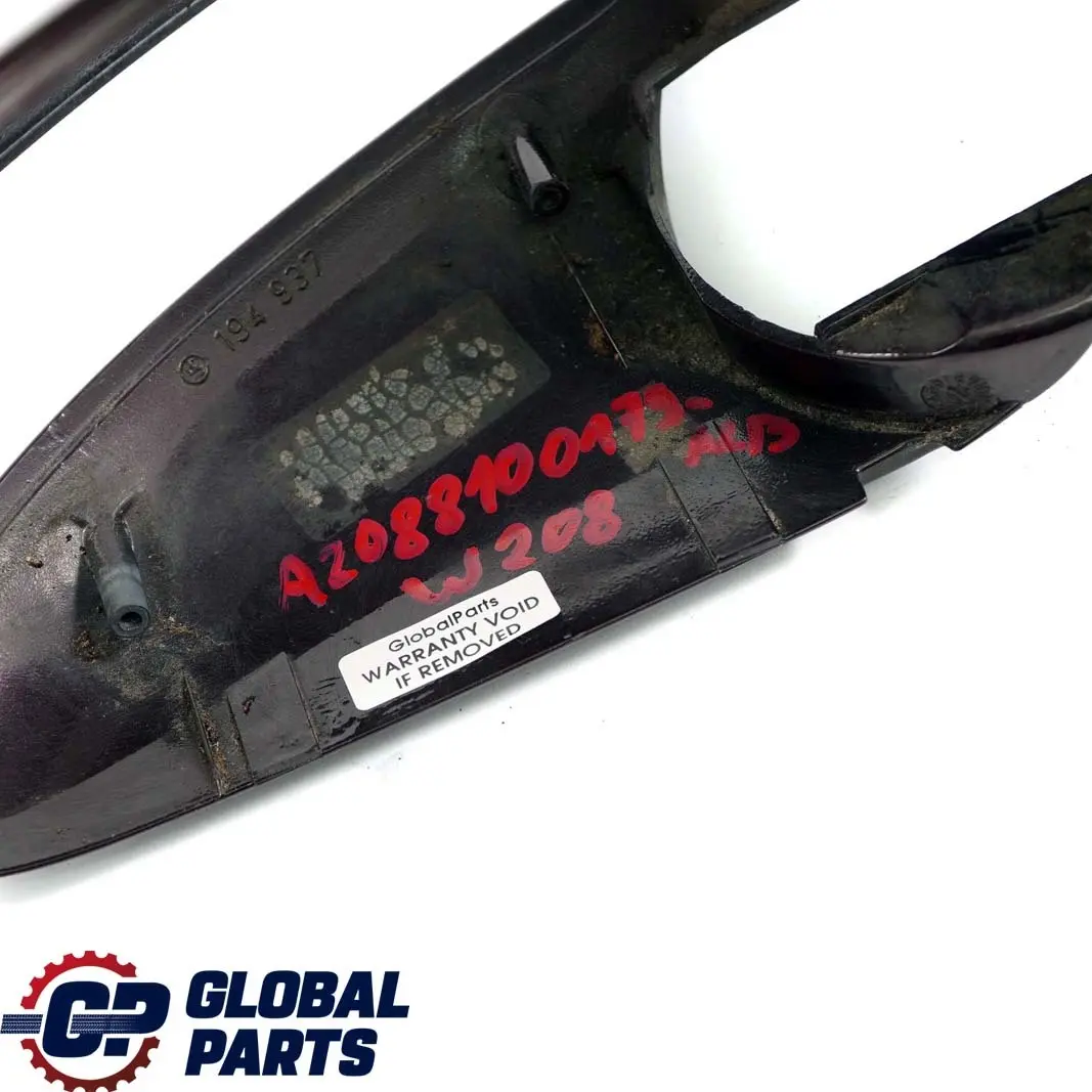  Mercedes-Benz CLK W208 Left N/S Cover Wing Mirror Housing Almandine Black - SKU A2088100179-ALB - Part number A2088100179