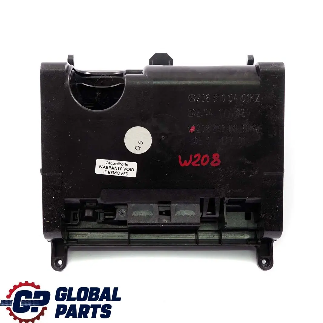 Mercedes-Benz Classe CLK W208 Console Centrale Cendrier Bois pour à propos du numéro de pièce A2088100830 Mercedes-Benz Classe CLK W208 Console Centrale Cendrier Bois - SKU A2088100830 - Numéro de pièce A2088100830