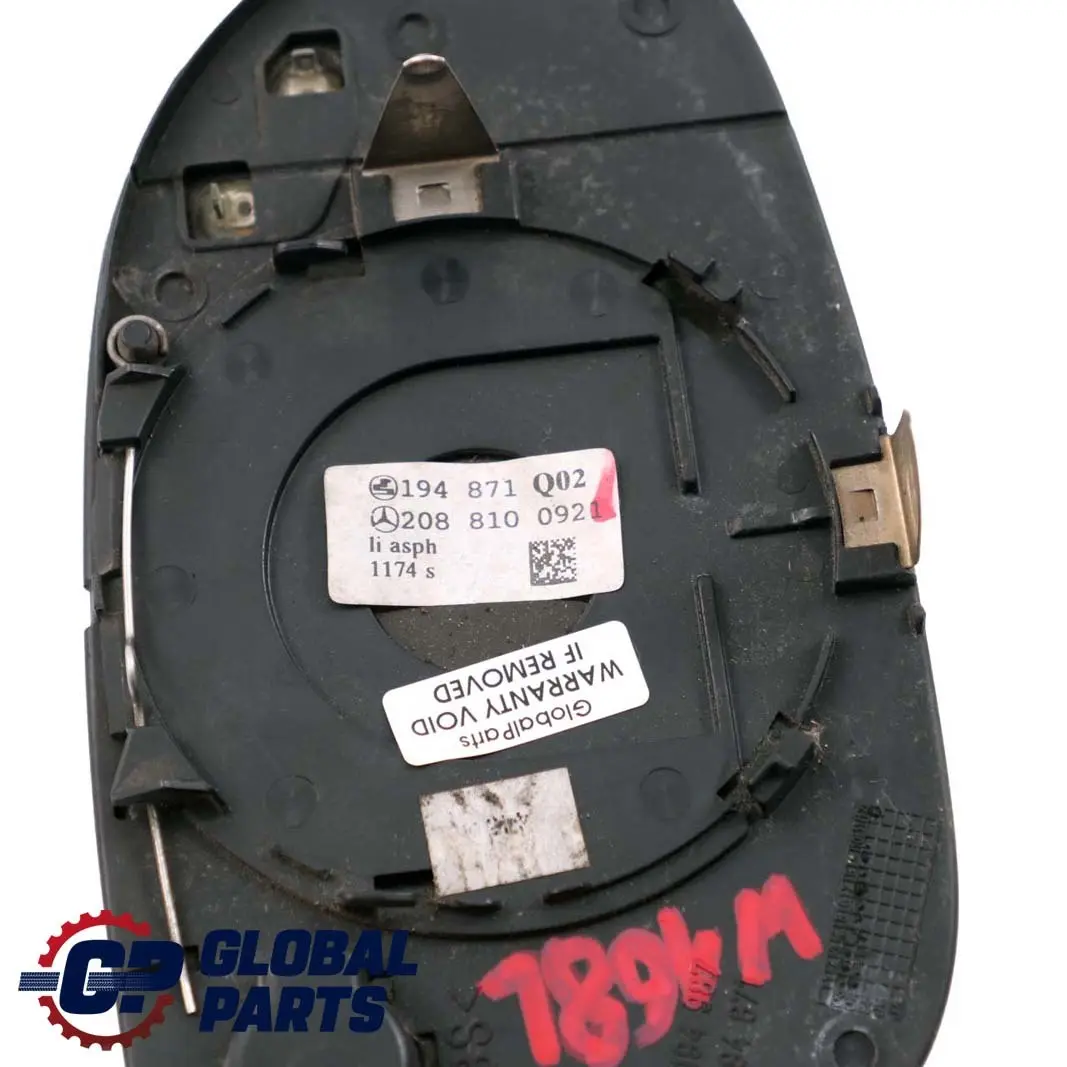 Izquierda Espejo De puerta calefactado Vidrio para Mercedes CLK W168 C208 con número de pieza A2088100921 Mercedes CLK W168 C208 Izquierda Espejo De puerta calefactado Vidrio - SKU A2088100921 - Número de pieza A2088100921