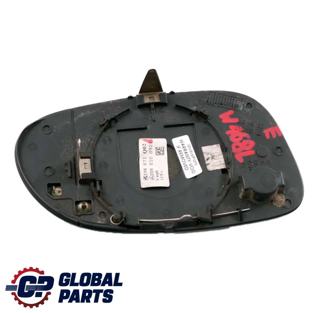 Mercedes-Benz A CLK W168 C208 Left N/S Heated Door Mirror Glass to with Part number A2088100921 Mercedes-Benz A CLK W168 C208 Left N/S Heated Door Mirror Glass - SKU A2088100921 - Part number A2088100921