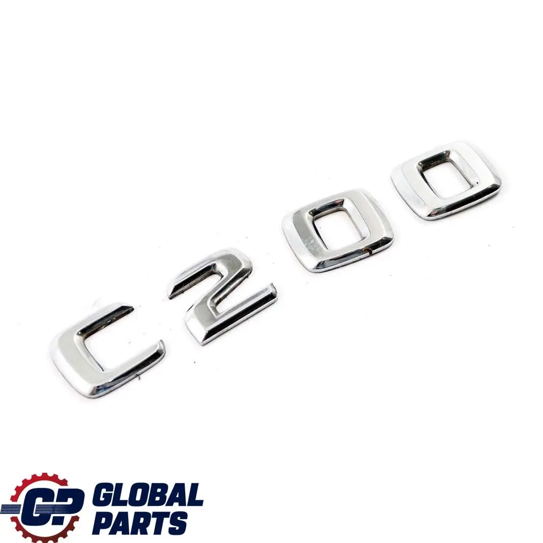  Mercedes-Benz C W203 W204 Rear Trunk Tailgate Adhered Emblem Lettering C 200 - SKU A2088170115-1 - Part number A2088170115