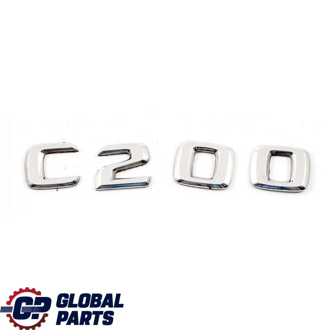 Emblem Hinten Schriftzug Logo C 200 für Mercedes W203 mit Teilenummer A2088170115 Mercedes W203 Emblem Hinten Schriftzug Logo C 200 - SKU A2088170115-1 - Teilenummer A2088170115