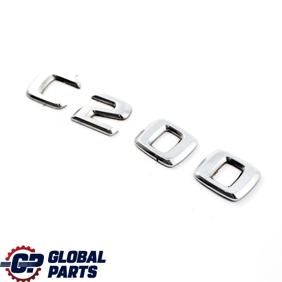 Mercedes-Benz C W203 W204 Rear Trunk Tailgate Adhered Emblem Lettering C 200 to with Part number A2088170115 Mercedes-Benz C W203 W204 Rear Trunk Tailgate Adhered Emblem Lettering C 200 - SKU A2088170115-1 - Part number A2088170115
