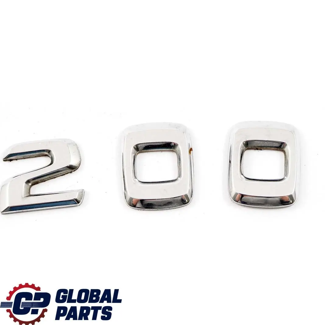 Mercedes-Benz C W203 W204 Rear Trunk Tailgate Adhered Emblem Lettering C 200 to with Part number A2088170115 Mercedes-Benz C W203 W204 Rear Trunk Tailgate Adhered Emblem Lettering C 200 - SKU A2088170115-1 - Part number A2088170115