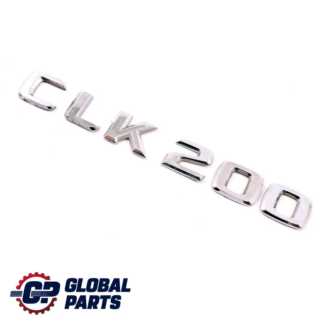 Mercedes CLK-Class C209 Rear Trunk Tailgate Adhered Emblem Lettering CLK 200 - SKU A2088170115 - Part number A2088170115