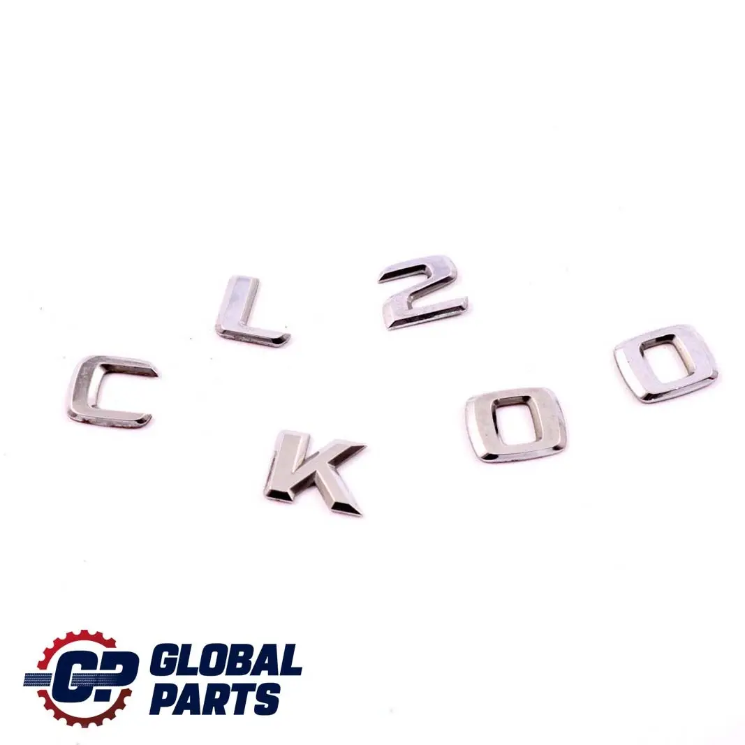 Mercedes CLK-Class C209 Rear Trunk Tailgate Adhered Emblem Lettering CLK 200 - SKU A2088170115 - Part number A2088170115