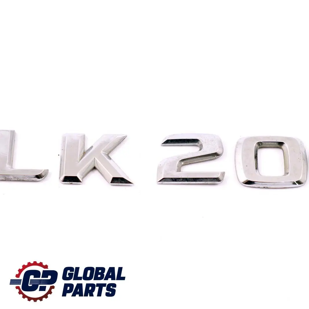 Mercedes CLK-Class C209 Rear Trunk Tailgate Adhered Emblem Lettering CLK 200 - SKU A2088170115 - Part number A2088170115