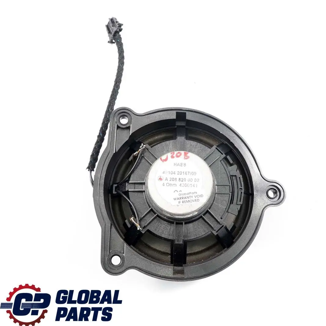 Mercedes-Benz CLK W208 Front Left Right Door Upper Speaker to with Part number A2088200002 Mercedes-Benz CLK W208 Front Left Right Door Upper Speaker - SKU A2088200002 - Part number A2088200002