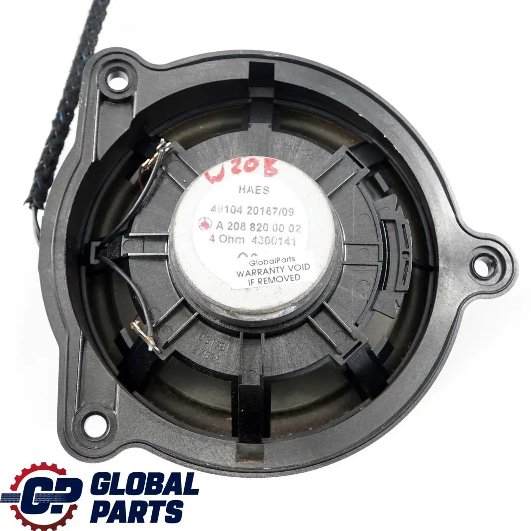Mercedes-Benz CLK W208 Front Left Right Door Upper Speaker to with Part number A2088200002 Mercedes-Benz CLK W208 Front Left Right Door Upper Speaker - SKU A2088200002 - Part number A2088200002