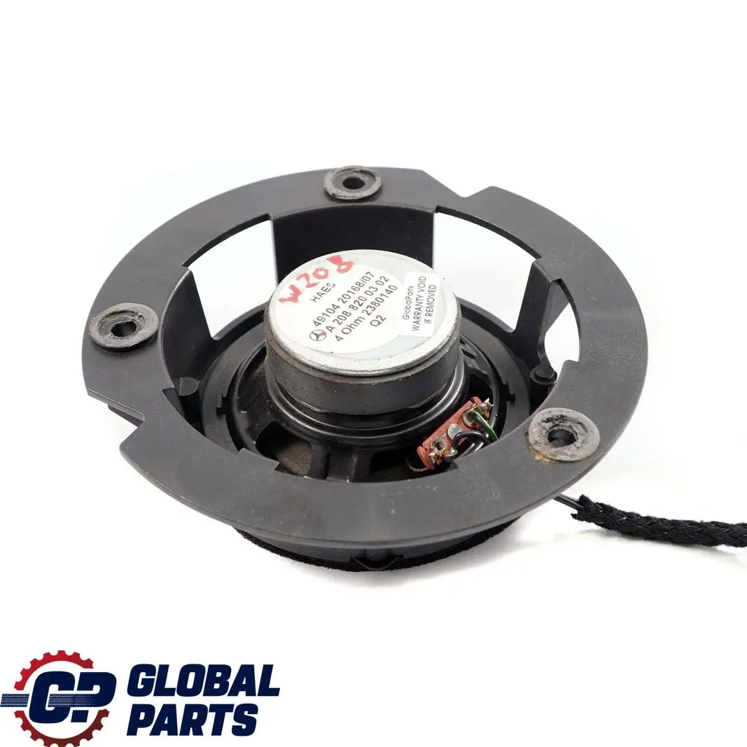 Mercedes-Benz CLK W208 Front Left Right Door Bottom Speaker to with Part number A2088200302 Mercedes-Benz CLK W208 Front Left Right Door Bottom Speaker - SKU A2088200302 - Part number A2088200302