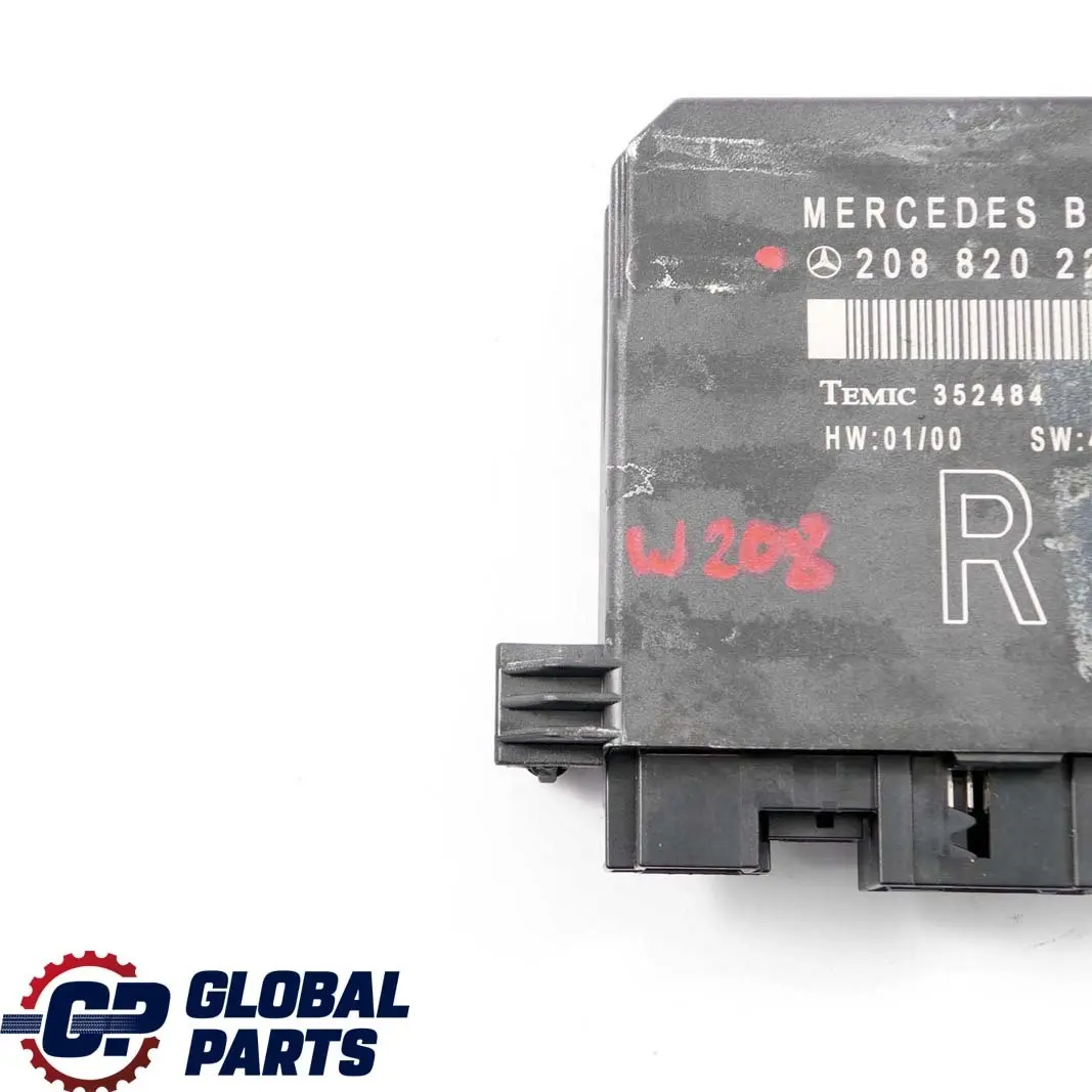 Mercedes-Benz Classe CLK W208 Porte avant Droite Steurgerat Module pour à propos du numéro de pièce A2088202226 Mercedes-Benz Classe CLK W208 Porte avant Droite Steurgerat Module - SKU A2088202226 - Numéro de pièce A2088202226