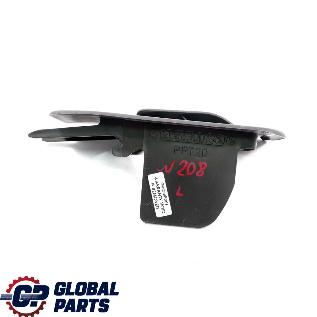 W208 Boquilla Delantera Izquierda Conducto Aire Pata Ventilación para Mercedes C208 con número de pieza A2088300166 Mercedes C208 W208 Boquilla Delantera Izquierda Conducto Aire Pata Ventilación - SKU A2088300166 - Número de pieza A2088300166
