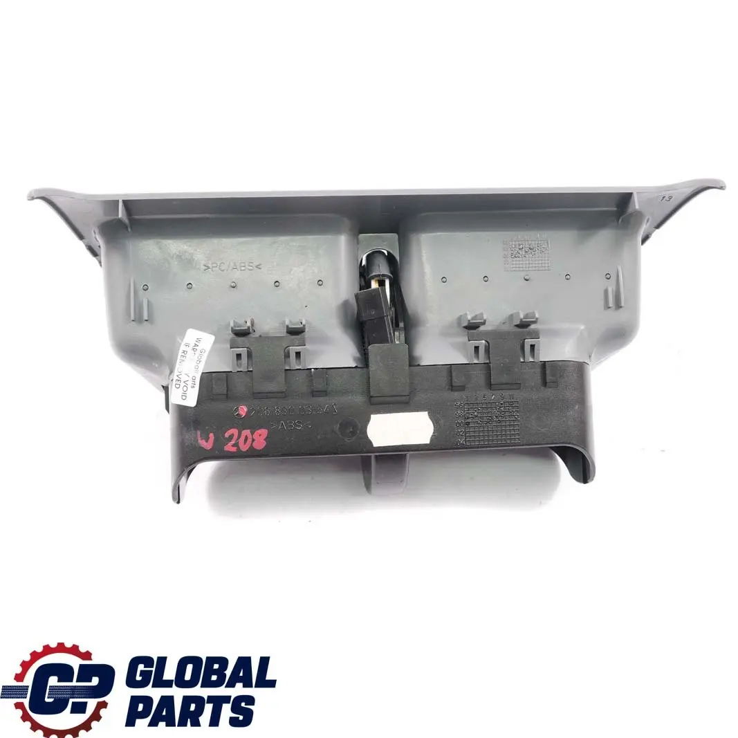  Mercedes-Benz CLK W208 Armaturenbrett Luftdüse Lüftung Mitte Grau - SKU A2088300354 - Teilenummer A2088300354