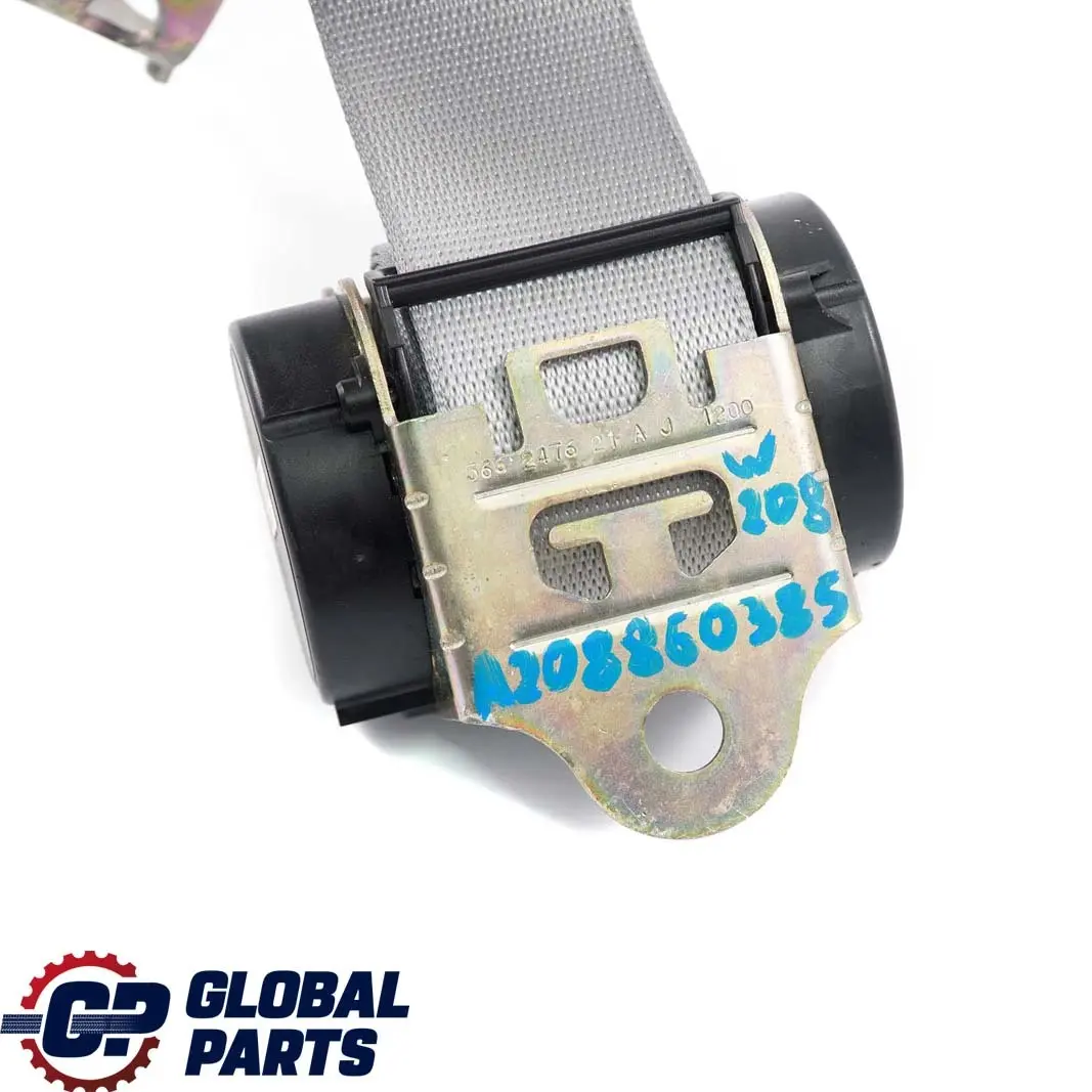 Mercedes-Benz Classe CLK C208 Ceinture Arriere Gauche Gris pour à propos du numéro de pièce A2088600385 Mercedes-Benz Classe CLK C208 Ceinture Arriere Gauche Gris - SKU A2088600385 - Numéro de pièce A2088600385