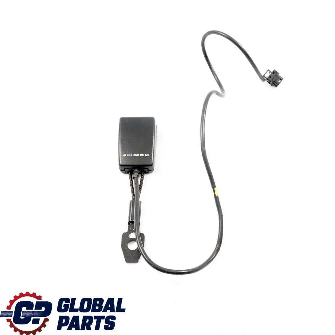 Mercedes-Benz CLK W208 Tensor hebilla cinturón seguridad pasajero delantero para con número de pieza A2088600869 Mercedes-Benz CLK W208 Tensor hebilla cinturón seguridad pasajero delantero - SKU A2088600869 - Número de pieza A2088600869