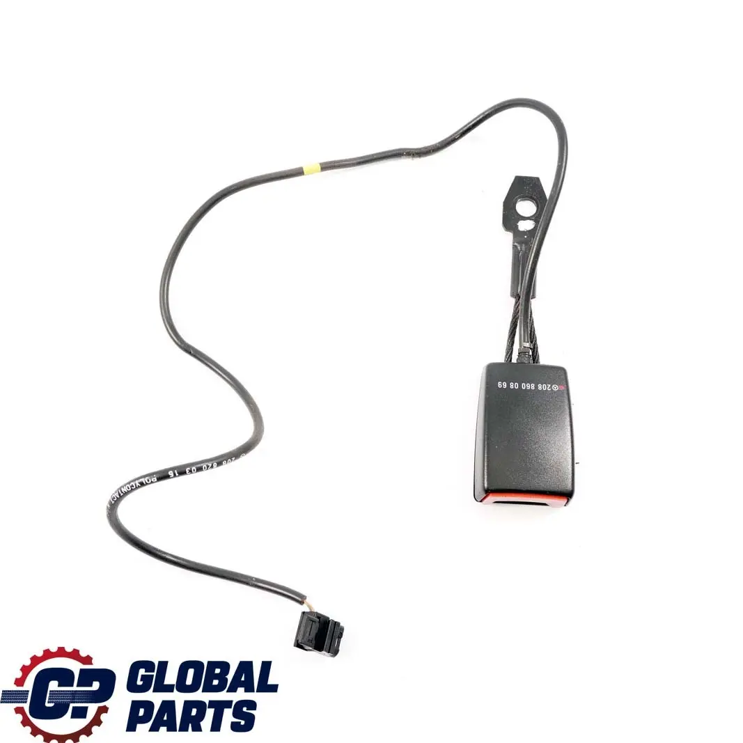 Mercedes-Benz CLK W208 Front Passenger Seat Belt Buckle Tensioner to with Part number A2088600869 Mercedes-Benz CLK W208 Front Passenger Seat Belt Buckle Tensioner - SKU A2088600869 - Part number A2088600869