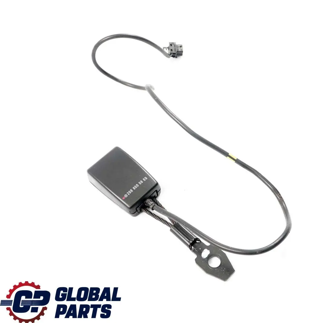 Mercedes-Benz CLK W208 Front Passenger Seat Belt Buckle Tensioner to with Part number A2088600869 Mercedes-Benz CLK W208 Front Passenger Seat Belt Buckle Tensioner - SKU A2088600869 - Part number A2088600869
