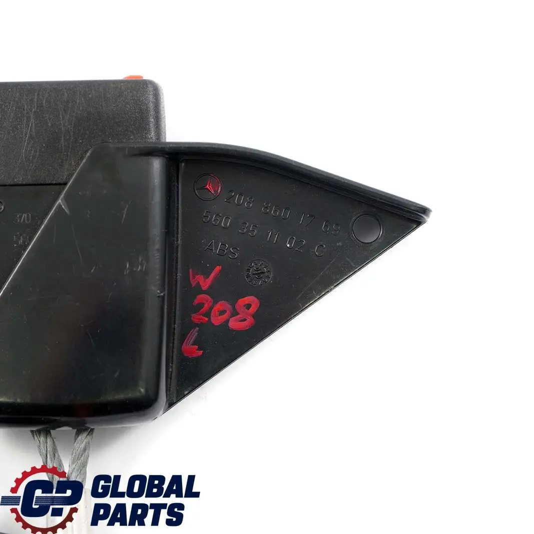  Mercedes-Benz CLK W208 Rear Seat Left N/S Belt Buckle Tensioner - SKU A2088601769 - Part number A2088601769