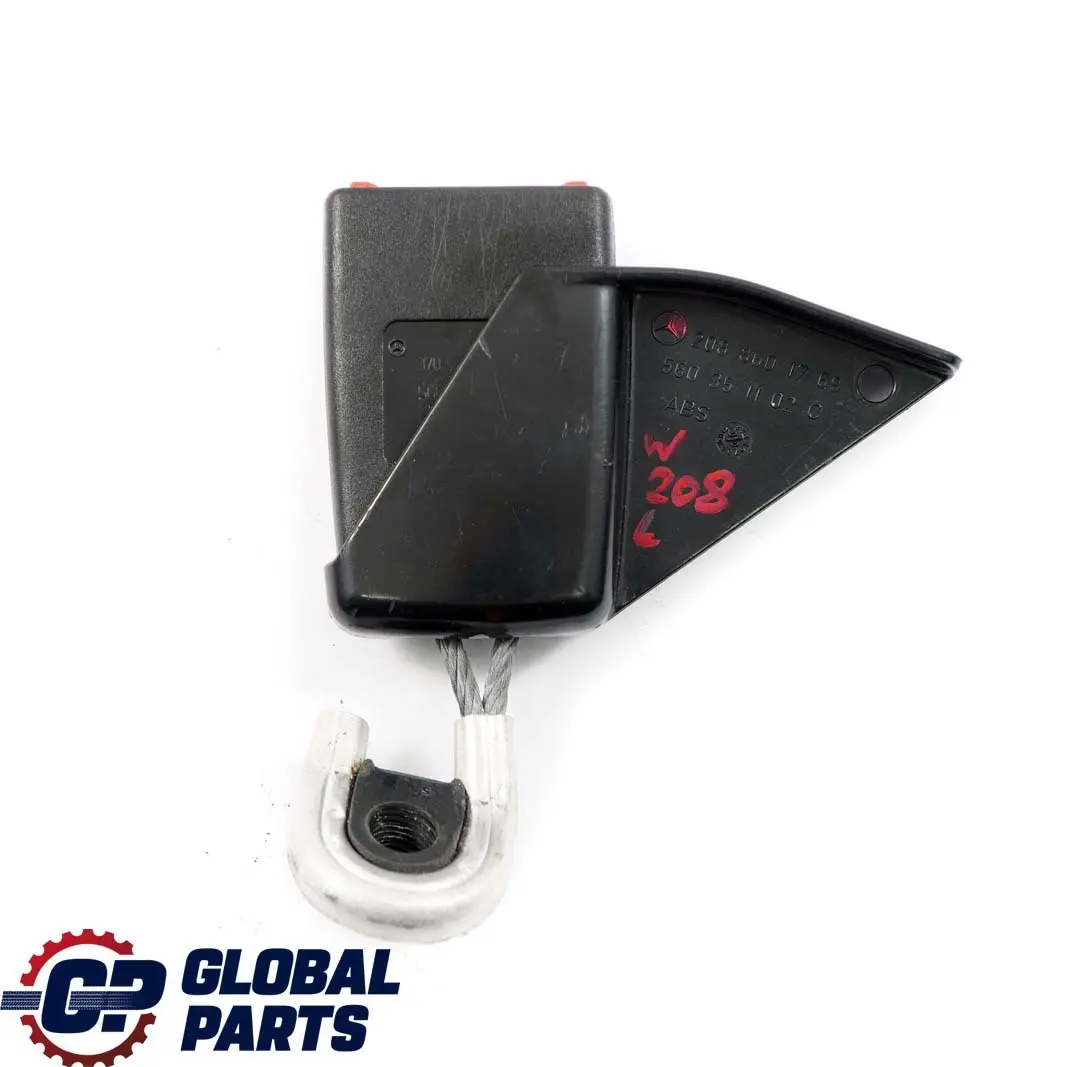  Mercedes-Benz CLK W208 Rear Seat Left N/S Belt Buckle Tensioner - SKU A2088601769 - Part number A2088601769