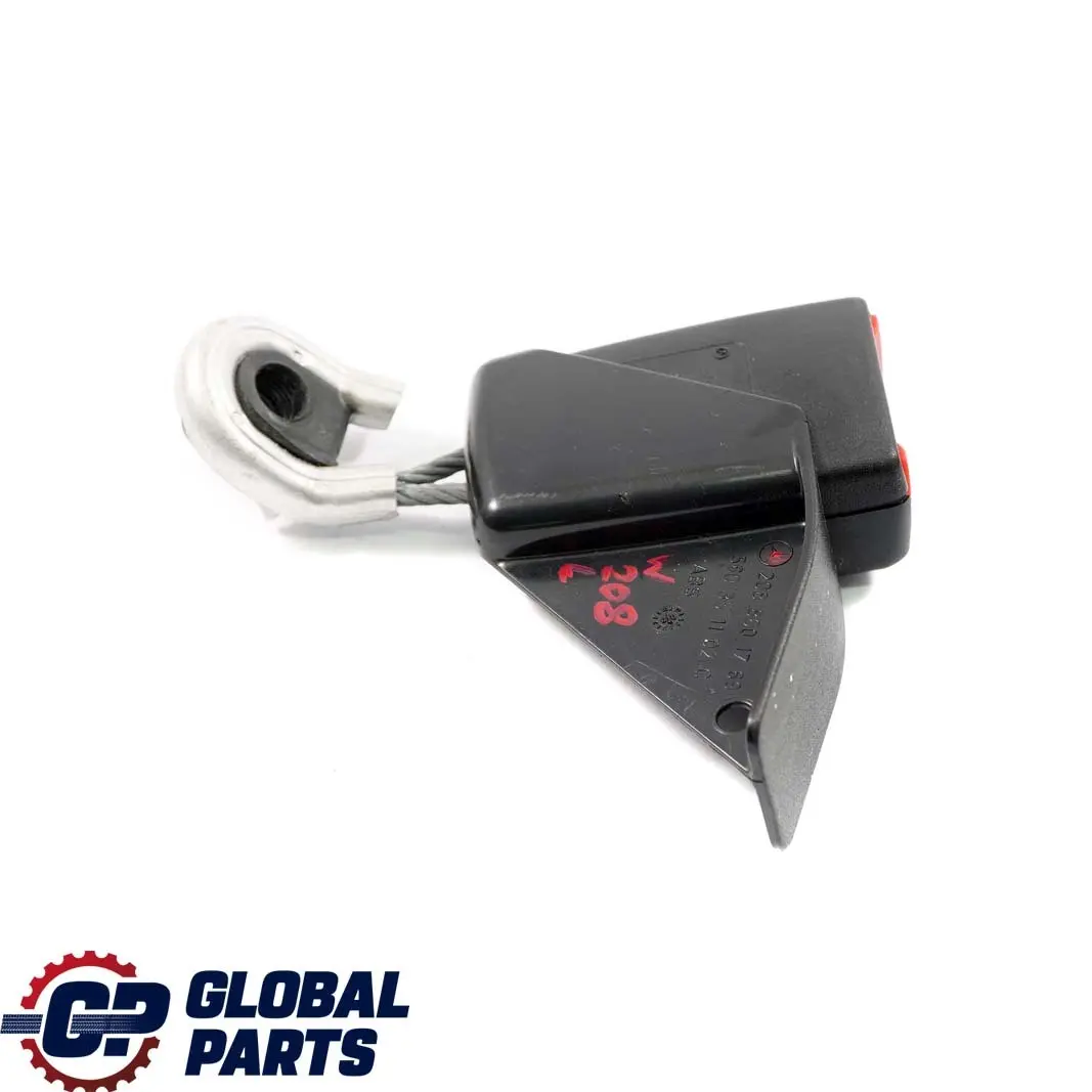 Mercedes-Benz CLK W208 Rear Seat Left N/S Belt Buckle Tensioner to with Part number A2088601769 Mercedes-Benz CLK W208 Rear Seat Left N/S Belt Buckle Tensioner - SKU A2088601769 - Part number A2088601769