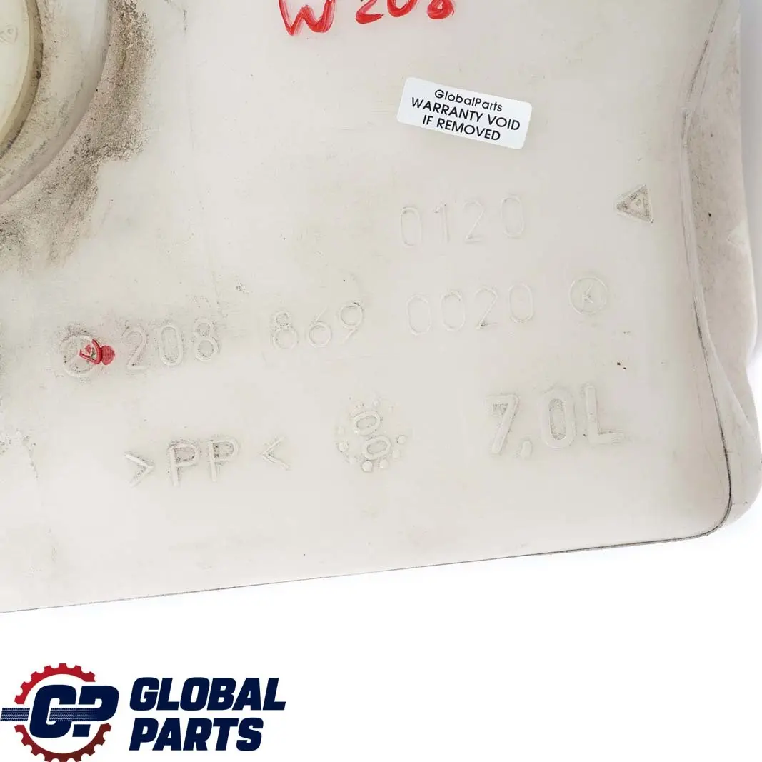 Mercedes-benz CLK W208 C208 Eau Waschflasche Reservoir pour à propos du numéro de pièce A2088690020 Mercedes-benz CLK W208 C208 Eau Waschflasche Reservoir - SKU A2088690020 - Numéro de pièce A2088690020