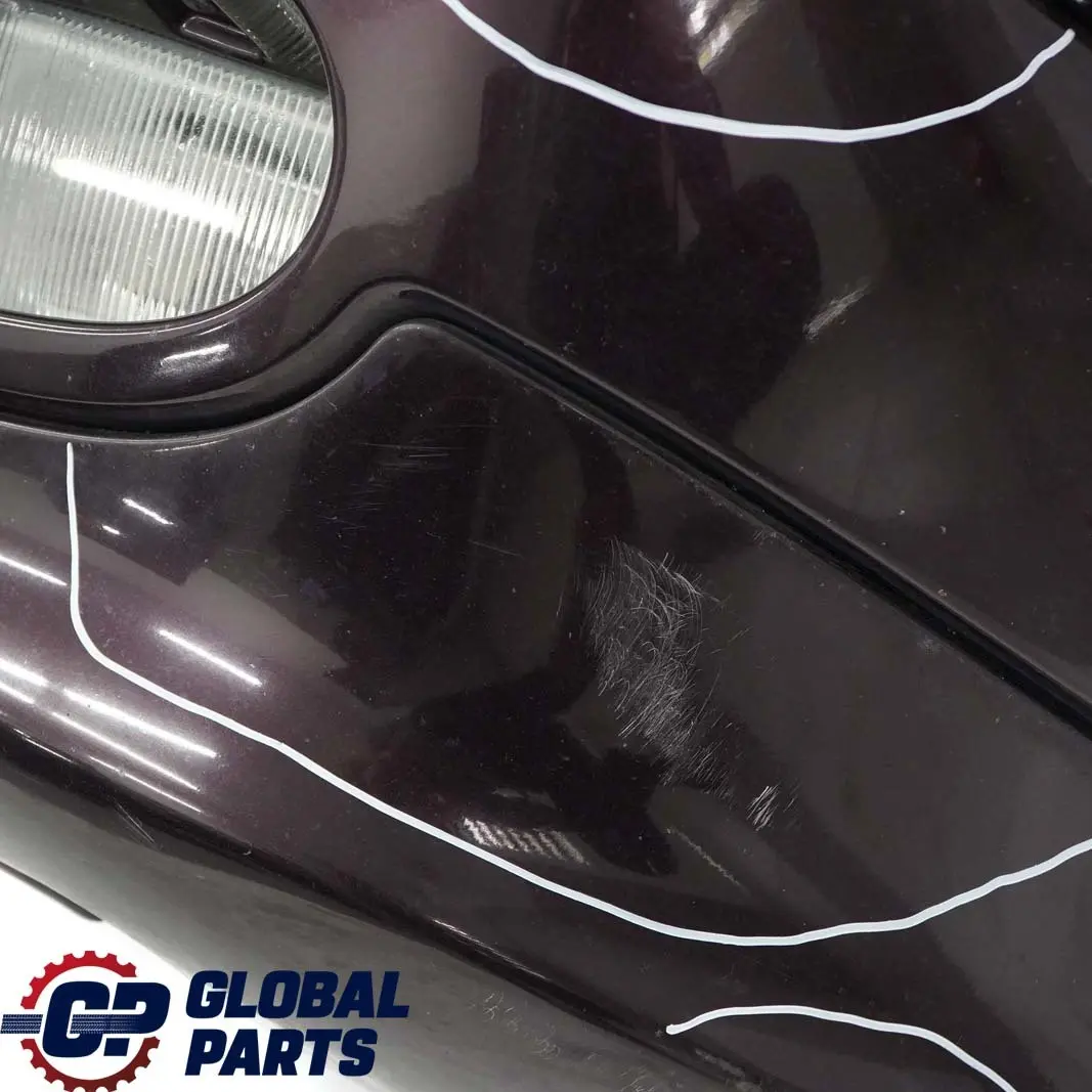 Mercedes-Benz CLK-Class W208 Front Bumper Trim Panel Almandine Black - 182 to with Part number A2088800140 Mercedes-Benz CLK-Class W208 Front Bumper Trim Panel Almandine Black - 182 - SKU A2088800140-ALB - Part number A2088800140