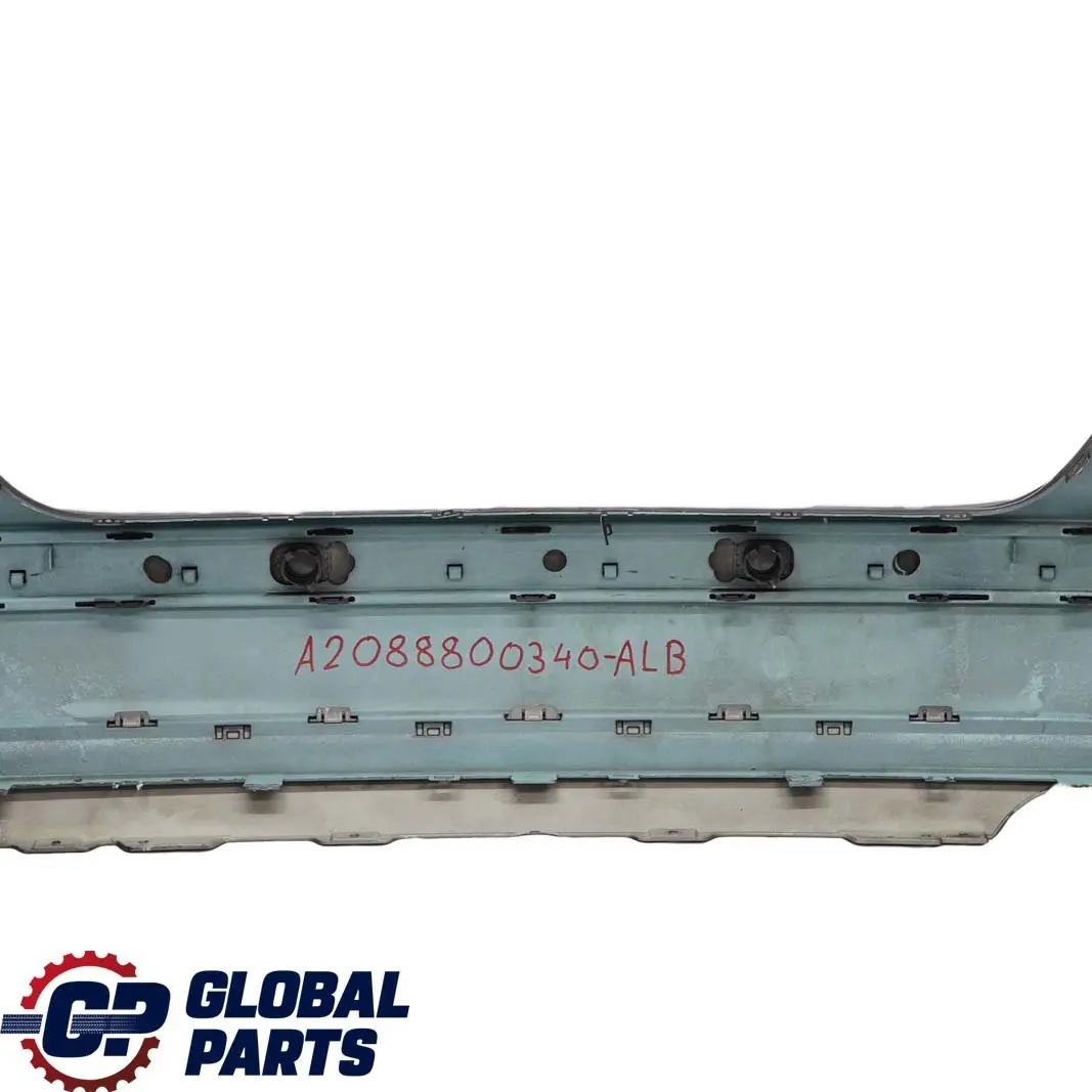 Mercedes-Benz CLK W208 C208 Rear Bumper Trim Panel Almandine Black Metallic 182 to with Part number A2088800340 Mercedes-Benz CLK W208 C208 Rear Bumper Trim Panel Almandine Black Metallic 182 - SKU A2088800340-ALB - Part number A2088800340