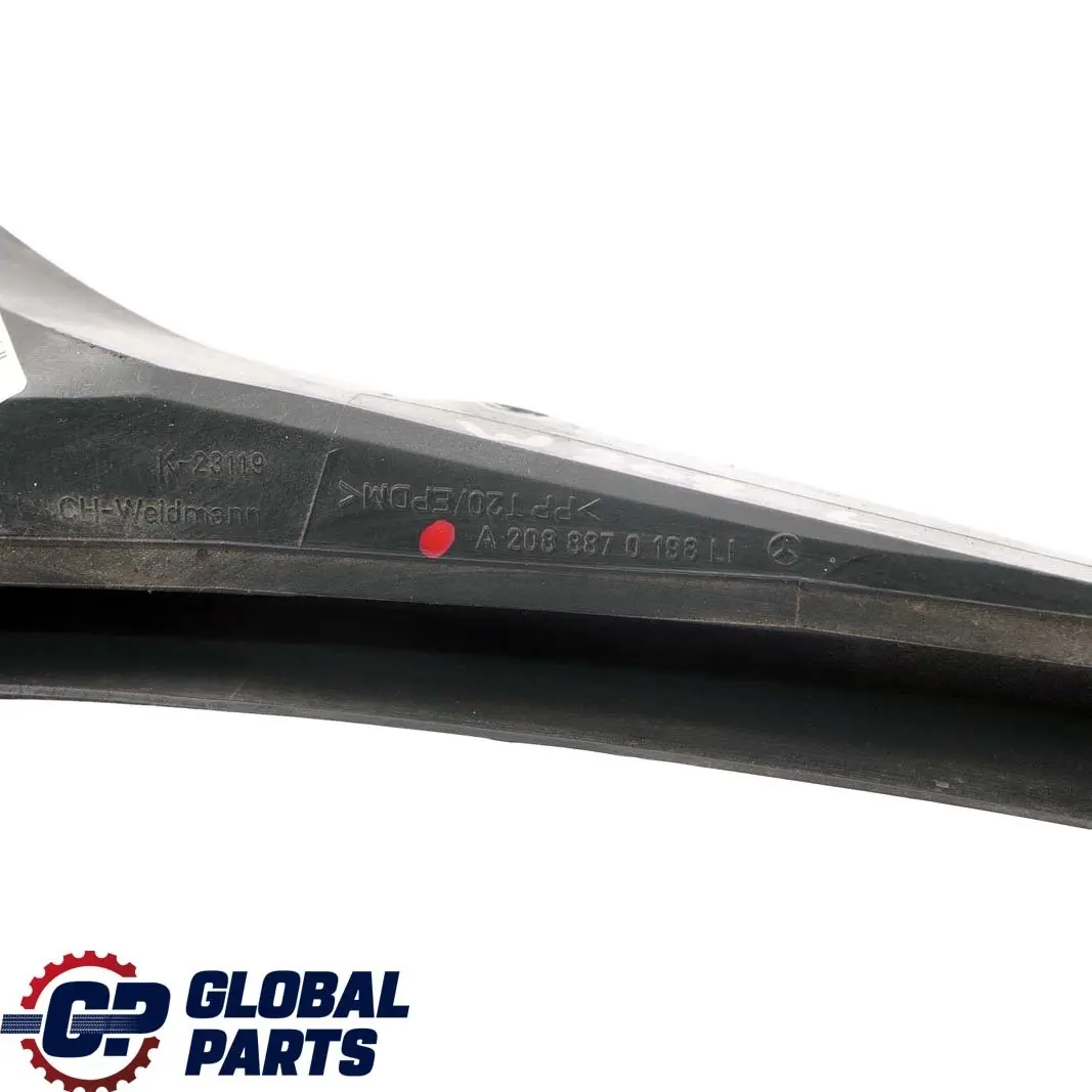W208 Capo Sello Burlete Delantero Izquierdo Junta Motor para Mercedes con número de pieza A2088870198 Mercedes W208 Capo Sello Burlete Delantero Izquierdo Junta Motor - SKU A2088870198 - Número de pieza A2088870198