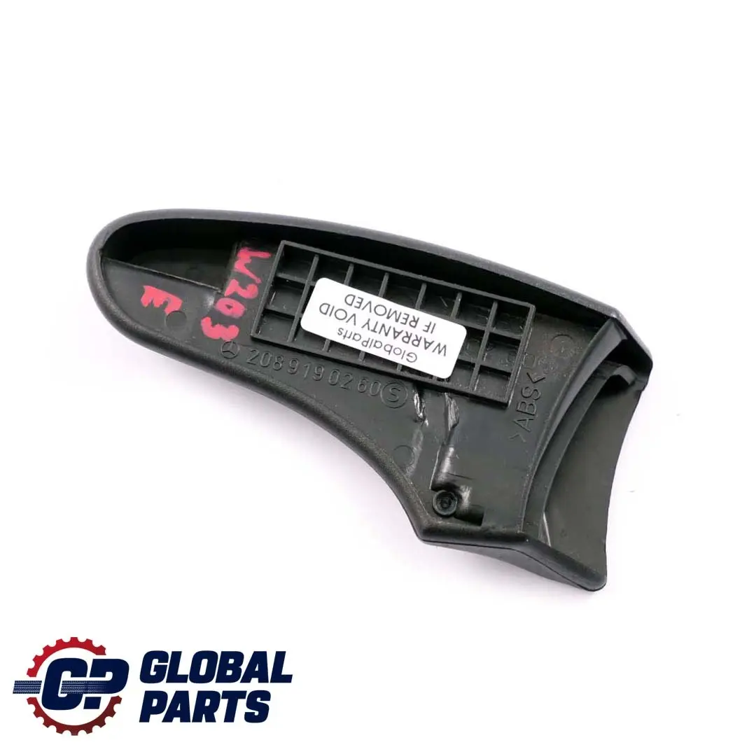 Mercedes-Benz C E W202 W210 CL203 Front Seat Adjustment Lever Trim to with Part number A2089190260 Mercedes-Benz C E W202 W210 CL203 Front Seat Adjustment Lever Trim - SKU A2089190260 - Part number A2089190260