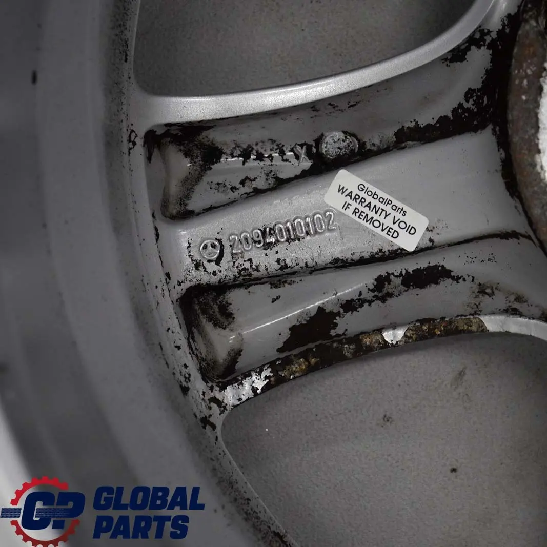 Mercedes-Benz C209 W209 CL203 Front Alloy Wheel Rim 16" 7J ET:37 to with Part number A2094010102 Mercedes-Benz C209 W209 CL203 Front Alloy Wheel Rim 16" 7J ET:37 - SKU A2094010102-1 - Part number A2094010102