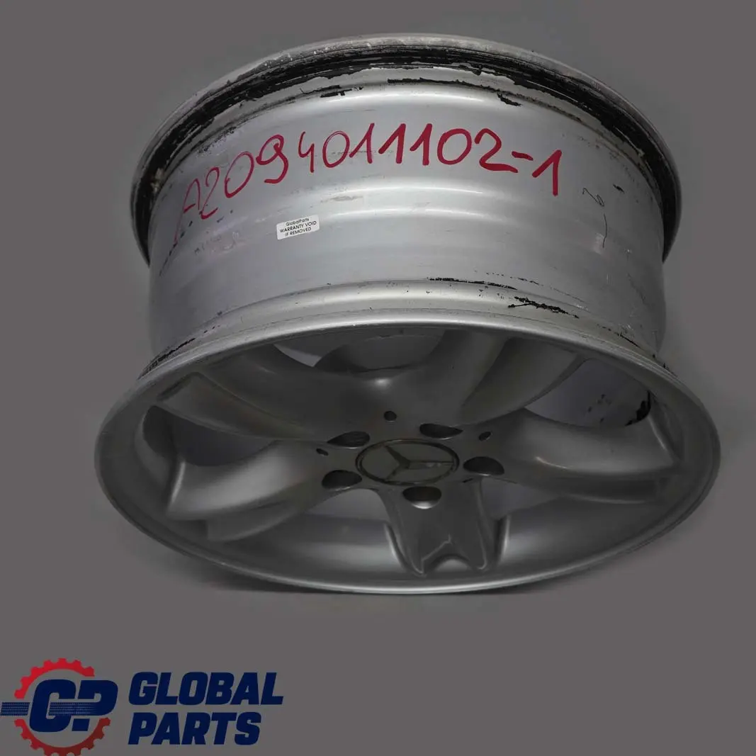 Mercedes-Benz C209 W209 CL203 Rear Alloy Wheel Rim 16" 8J ET:32 to with Part number A2094011102 Mercedes-Benz C209 W209 CL203 Rear Alloy Wheel Rim 16" 8J ET:32 - SKU A2094011102-1 - Part number A2094011102
