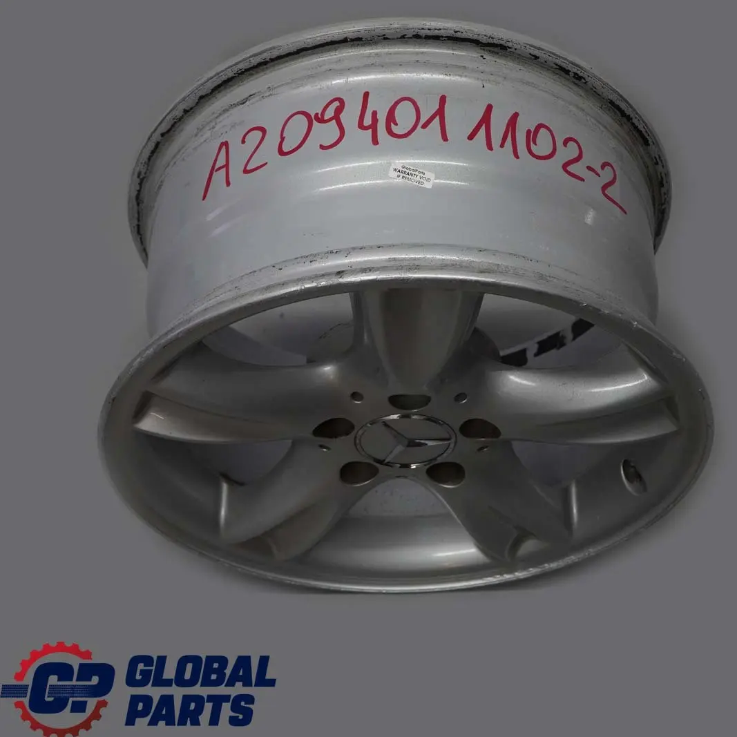  Mercedes-Benz C209 W209 CL203 Rear Alloy Wheel Rim 16" ET:32 8J - SKU A2094011102-2 - Part number A2094011102