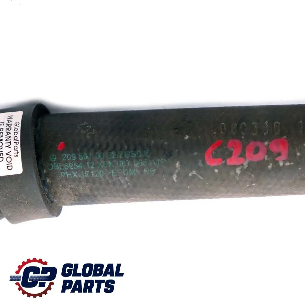 Kompressor Mercedes C CLK W203 C209 Kühler Wasser Schlauch Rohr - SKU A2095010082 - Teilenummer A2095010082