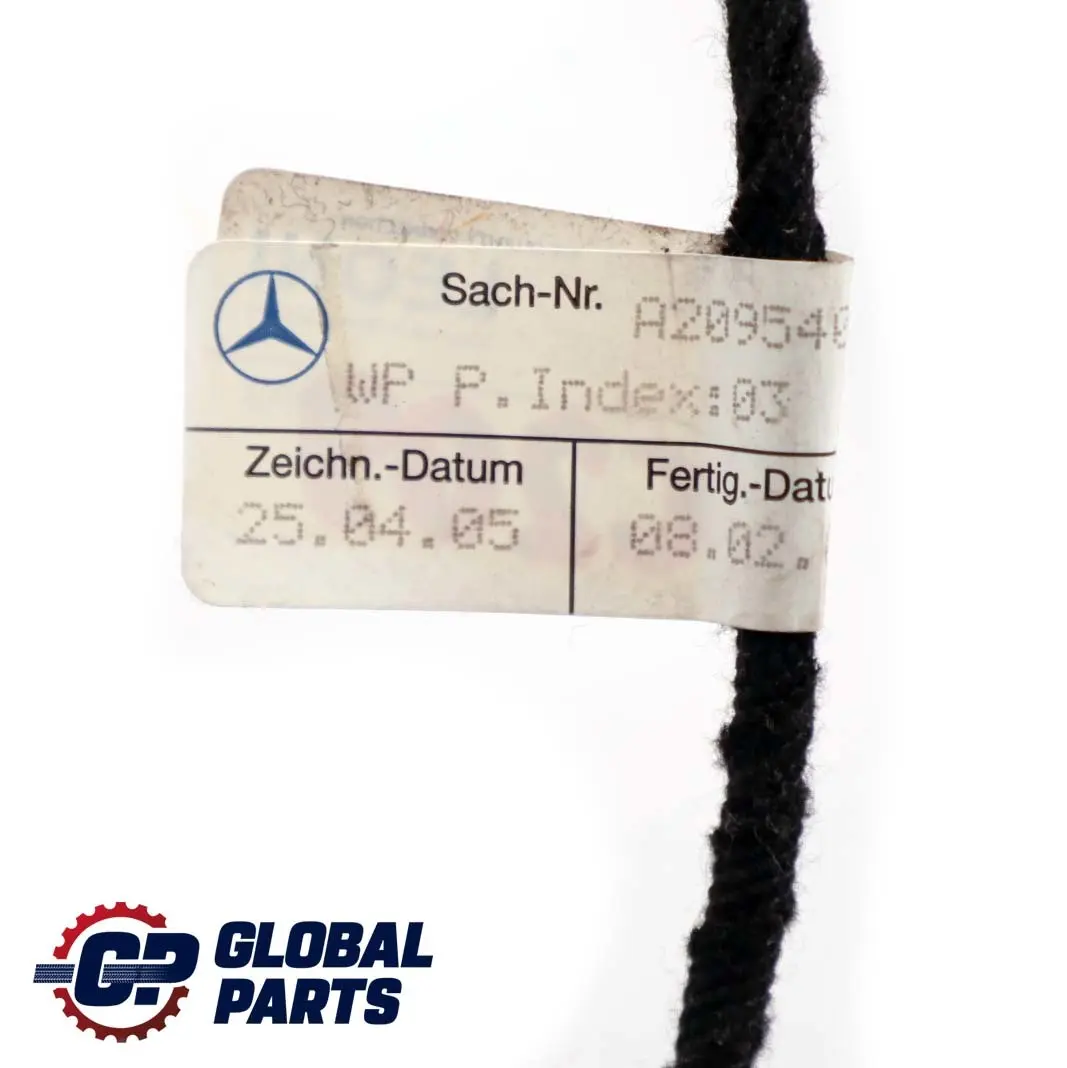 Mercedes CLK-Class C209 Front Window Switch Cable Wiring Harness - SKU A2095406905 - Part number A2095406905